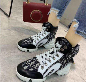 dior shoes B23 Plus récent hococal Fleurs technique en toile-Top Sneaker Casual Oblique Baskets qualité Femmes Hommes Chaussures Luxe Chaussures Casual