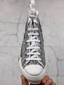 Dior casual shoes sport bas-haut blanc dames de luxe d'impression transparente toile sneakers haut-dessus des hommes et des femmes chaussures de mode casual